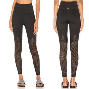 Beyond Yoga Perfect Angles High Waisted Midi Leggings with Lasercut Detail M